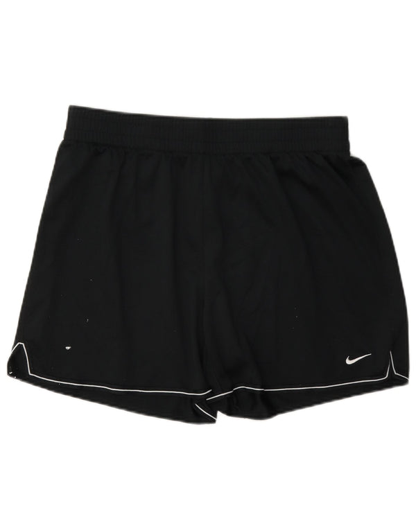 Pantaloncini sportivi Nike Dri Fit da uomo, poliestere medio nero