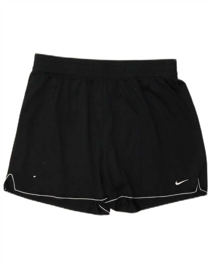 Pantaloncini sportivi Nike Dri Fit da uomo, poliestere medio nero