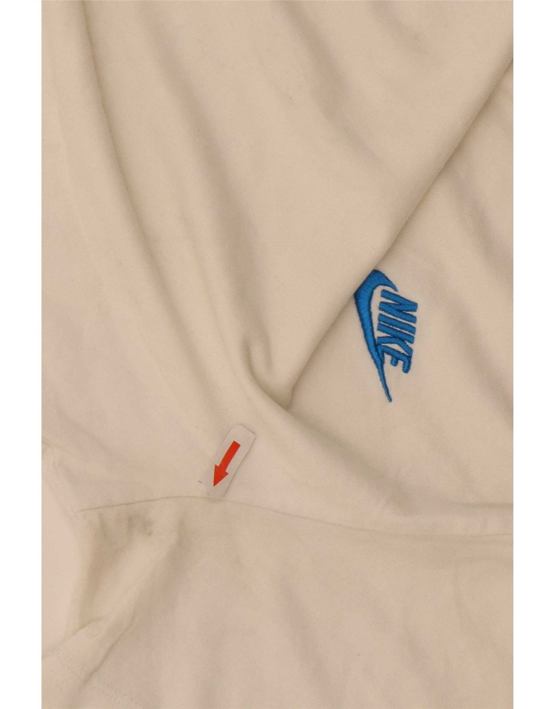 T-shirt da uomo Nike Top in cotone bianco sporco medio