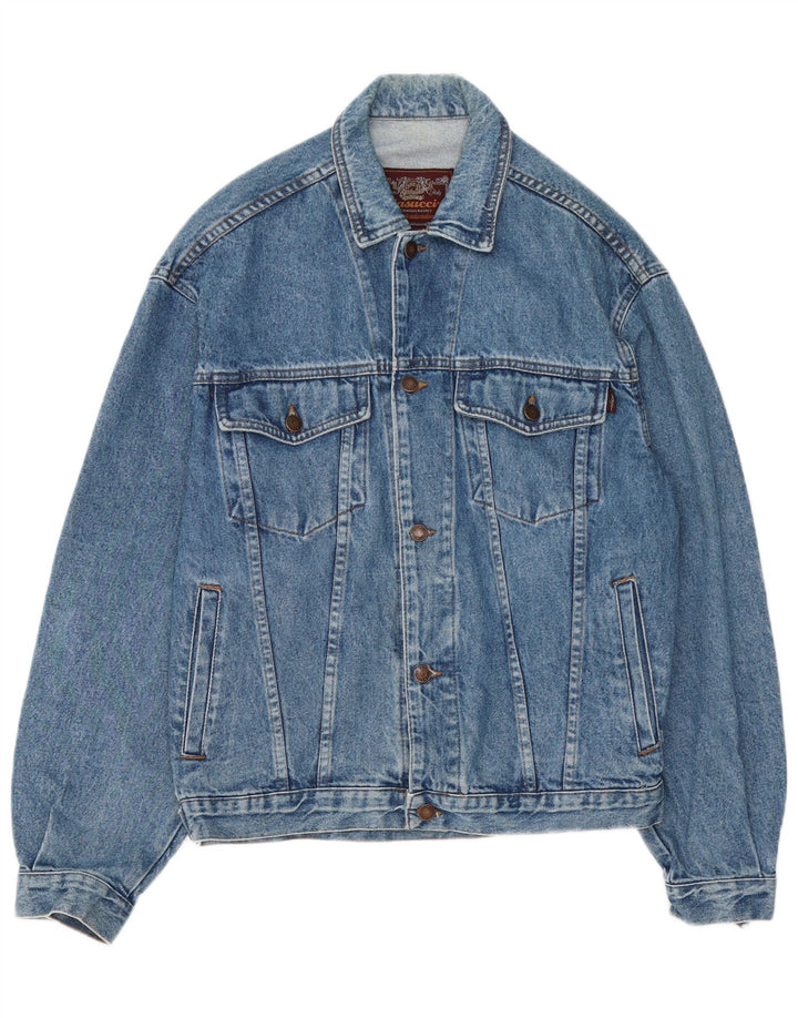 Casucci Giacca in denim da uomo UK 38 Cotone blu medio