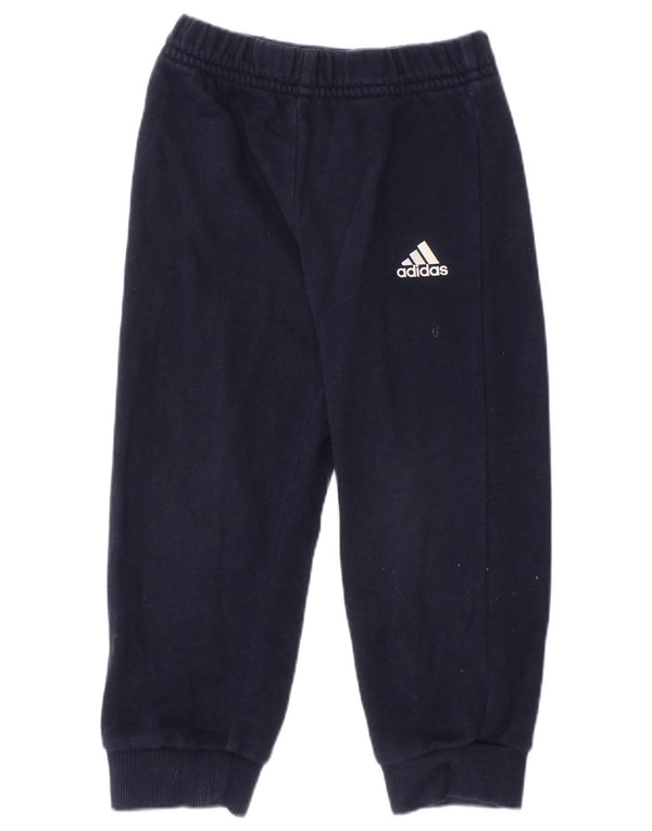 Pantaloni da tuta da jogging ADIDAS per neonato 18-24 mesi in cotone blu navy