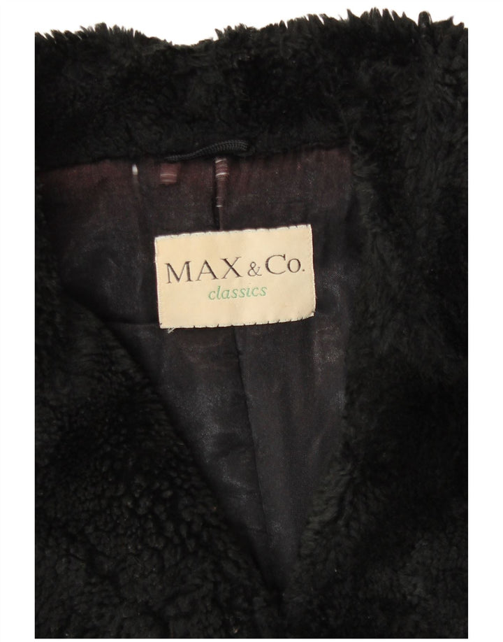 Cappotto giacca a vento da donna Max & Co. UK 12 medio nero
