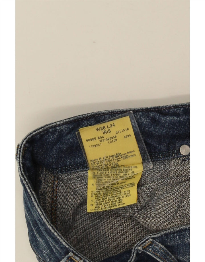 Jeans WRANGLER da donna Iris Bootcut W28 L34 cotone blu
