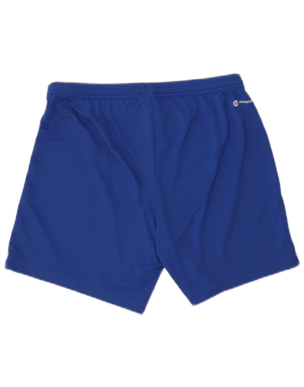 Pantaloncini sportivi ADIDAS Aeroready da bambino 12-13 anni in poliestere blu