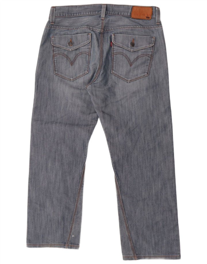 Levi's Uomo 514 Slim Jeans dritti W36 L29 Cotone Blu