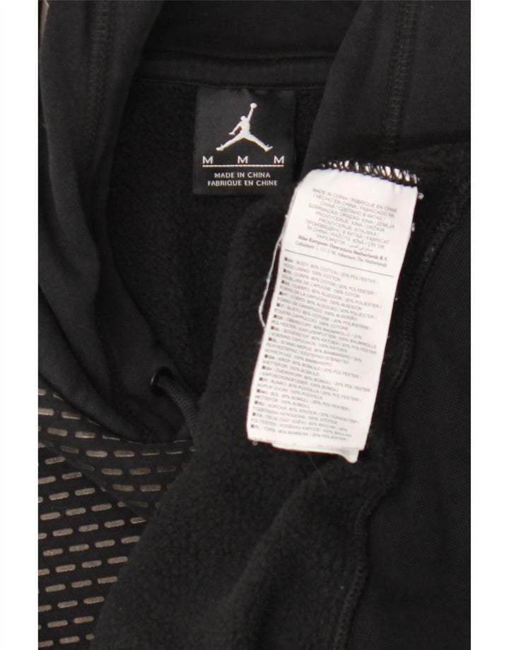 Felpa con cappuccio grafica da uomo Jordan, cotone nero medio