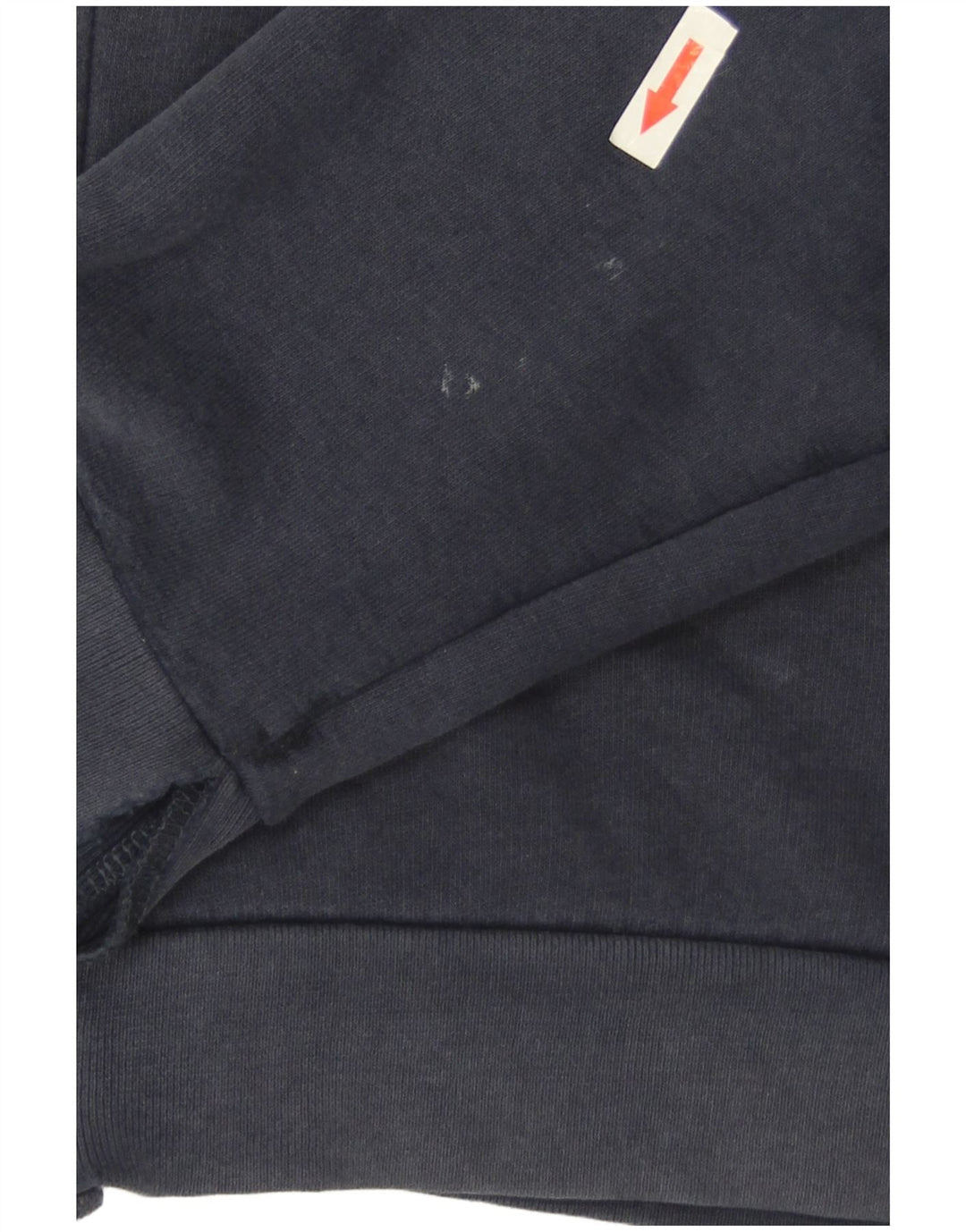 Maglione con cappuccio e zip da uomo Zara in cotone blu navy medio