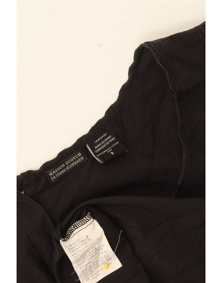 Camicetta da donna Maison Scotch Top US 1 XS seta nera