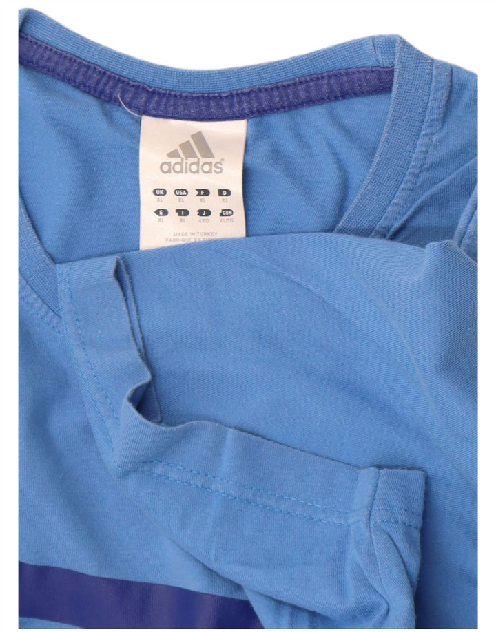 Maglietta grafica da uomo Adidas Top XL Blu
