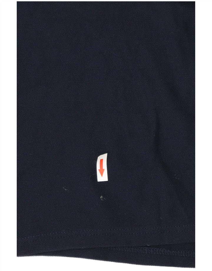 Polo Uomo Ferrari Media Cotone Blu Navy