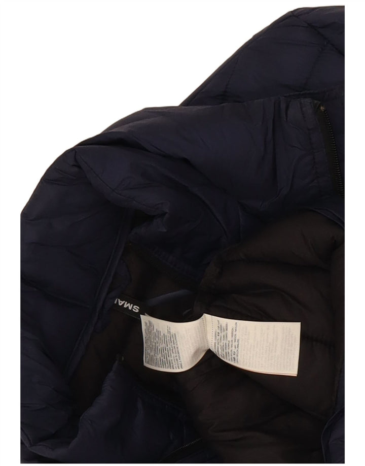 Giacca imbottita da uomo Superdry UK 36 Small nylon blu navy