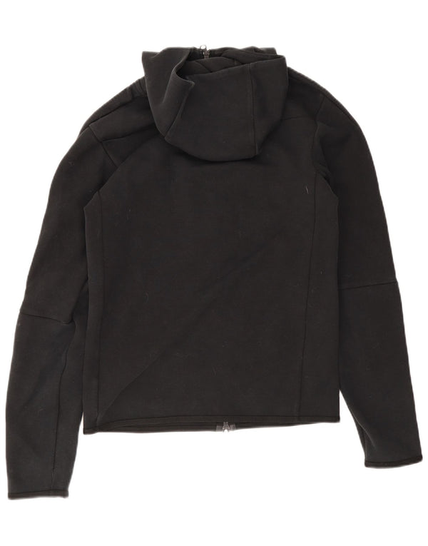 Felpa con cappuccio e zip Nike da uomo XS in cotone nero
