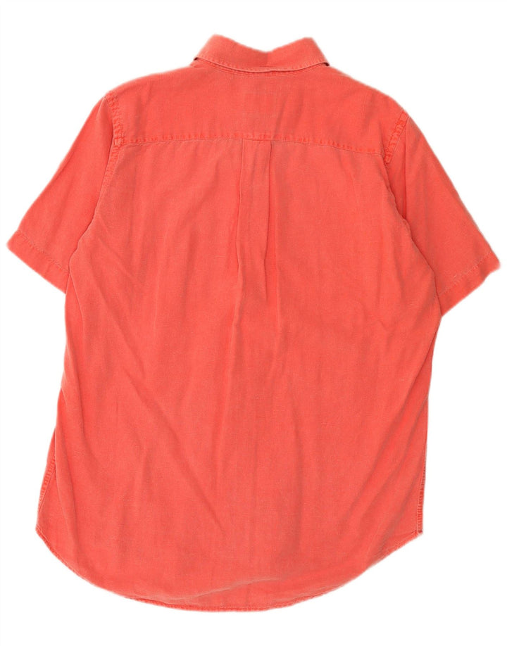 Camicia a maniche corte da uomo Murphy & Nye in cotone rosso medio