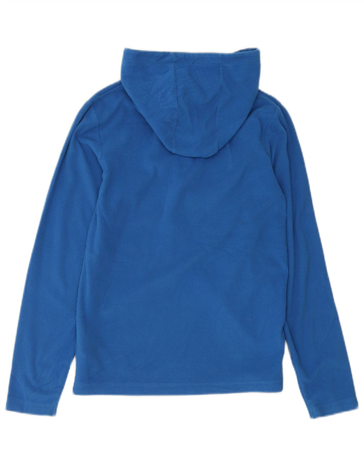 MOUNTAIN WAREHOUSE Maglione in pile da bambino con zip e cappuccio 11-12 anni Blu