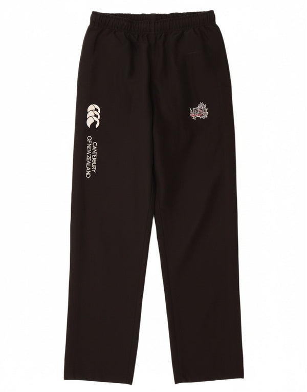 Pantaloni giacca a vento con grafica CANTERBURY per ragazzi 13-14 anni in poliestere nero