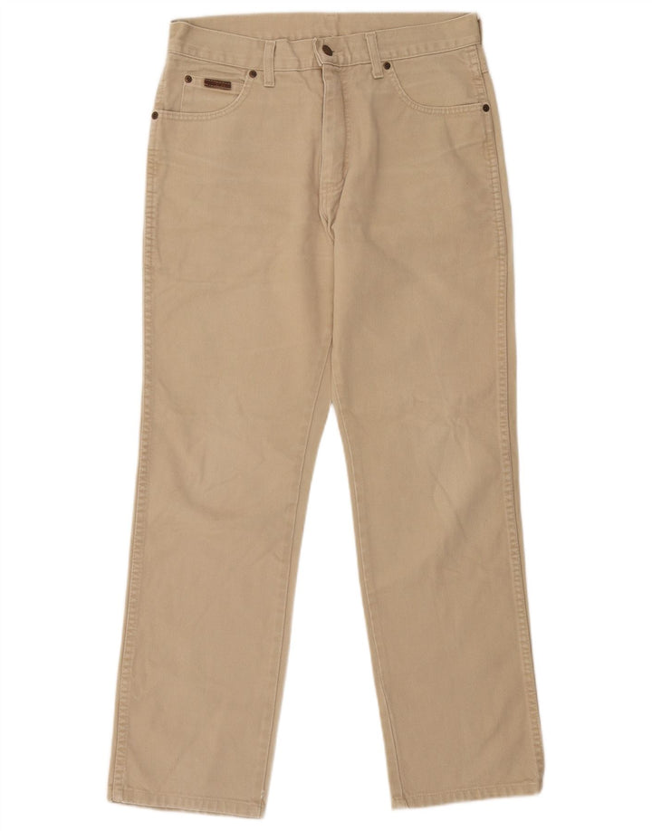 Pantaloni casual dritti da uomo Wrangler W30 L29 Beige