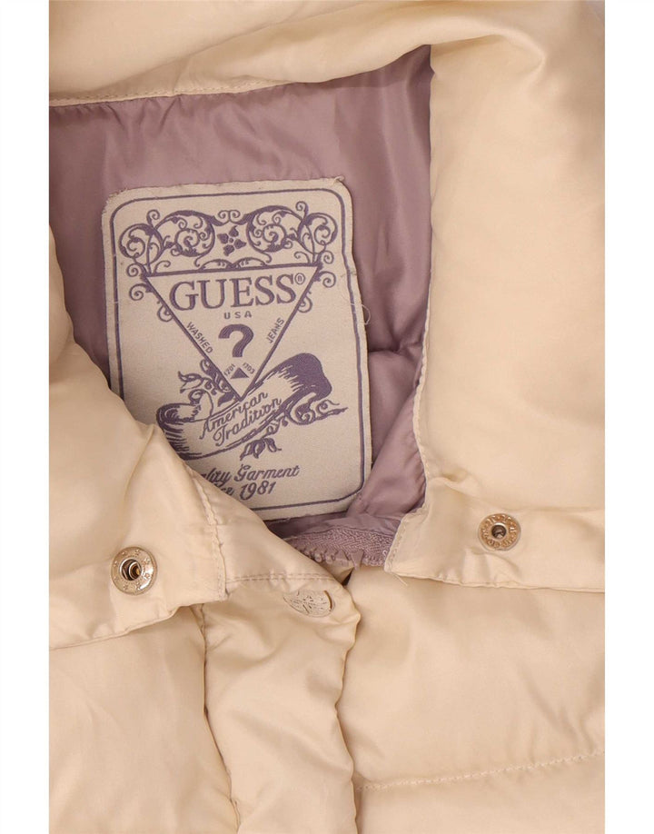 Giacca imbottita da donna Guess UK 16 Large Beige
