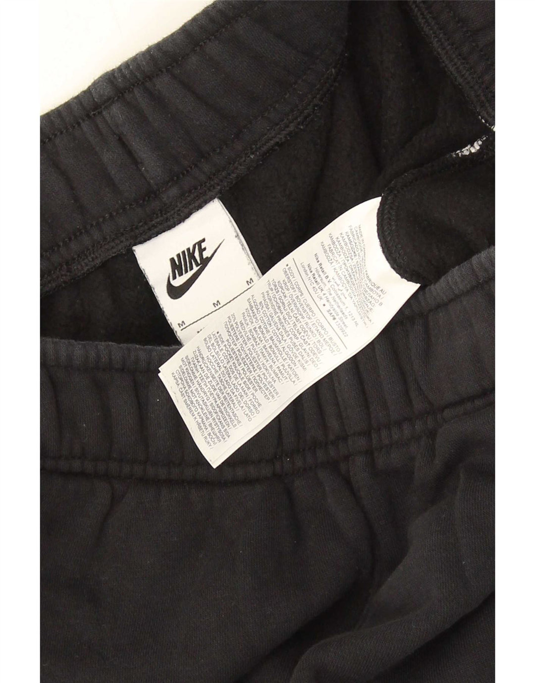 Pantaloni della tuta cargo Nike da uomo, pantaloni da jogging, cotone medio nero