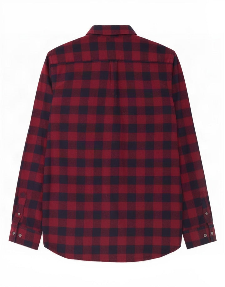 Camicia da uomo in flanella French Connection grande a quadretti rossi