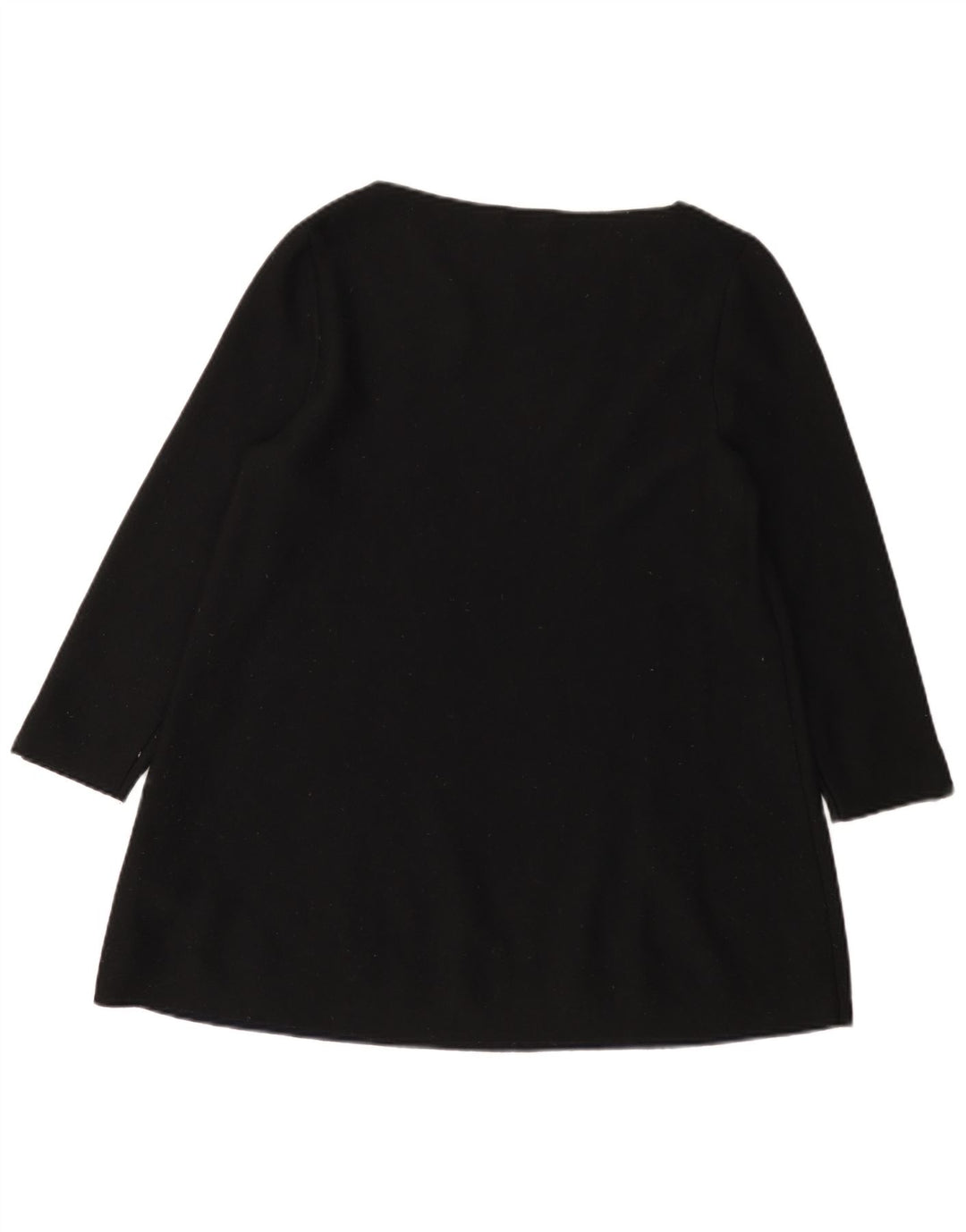 Top tunica manica 3/4 da donna Cos UK 14 lana nera media