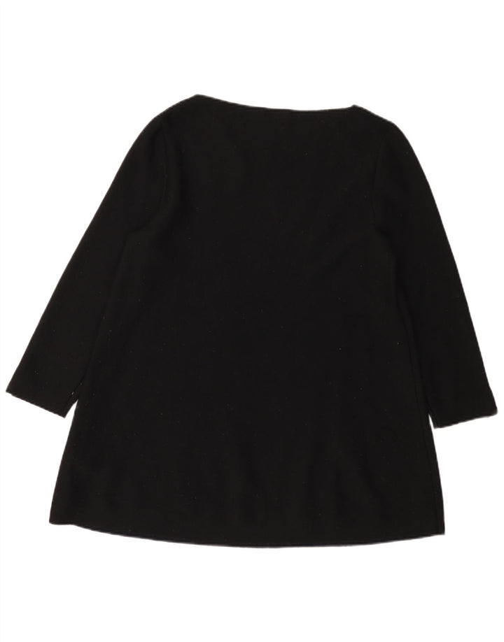 Top tunica manica 3/4 da donna Cos UK 14 lana nera media