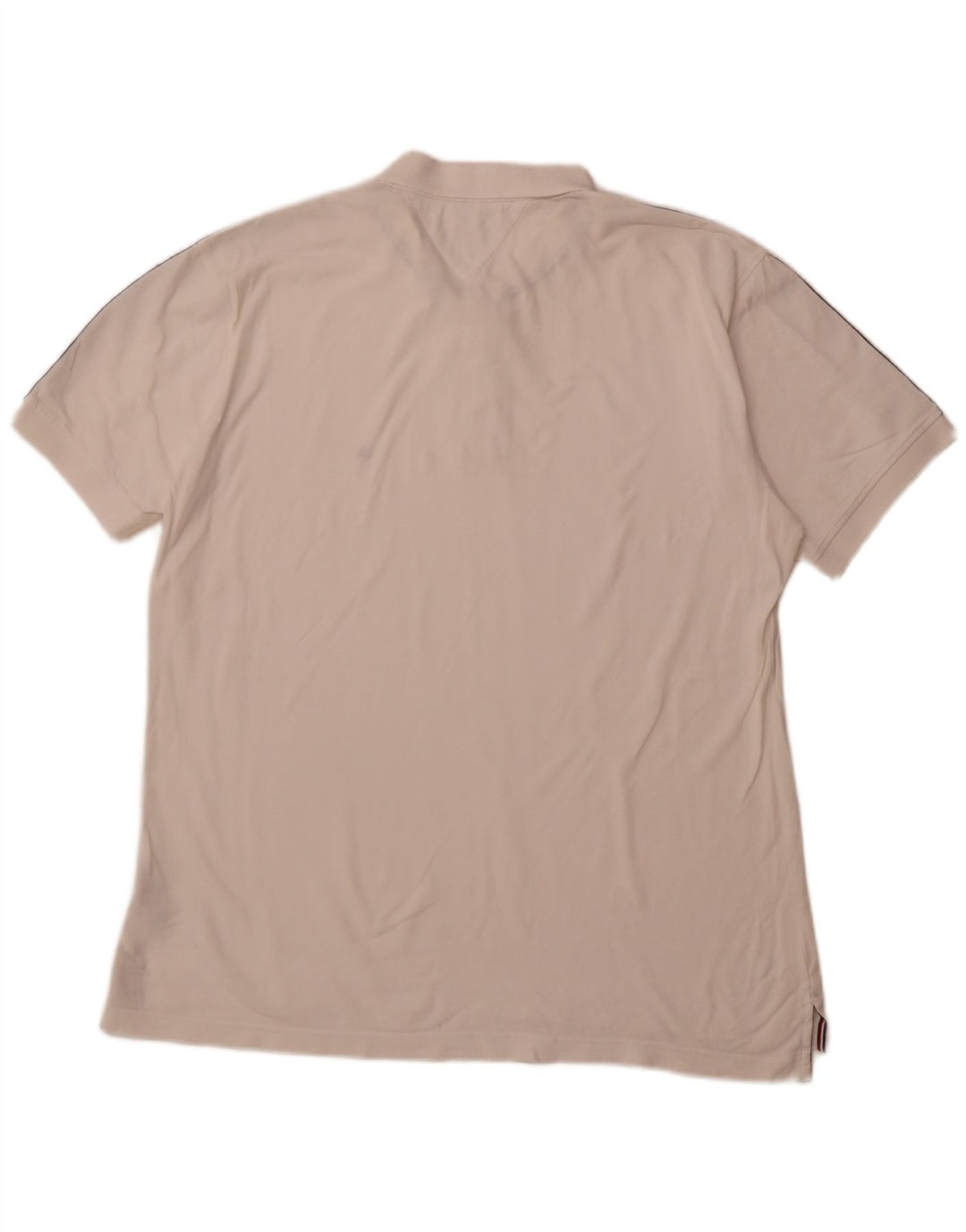 TOMMY HILFIGER Polo da uomo vestibilità regolare 2XL cotone color block bianco