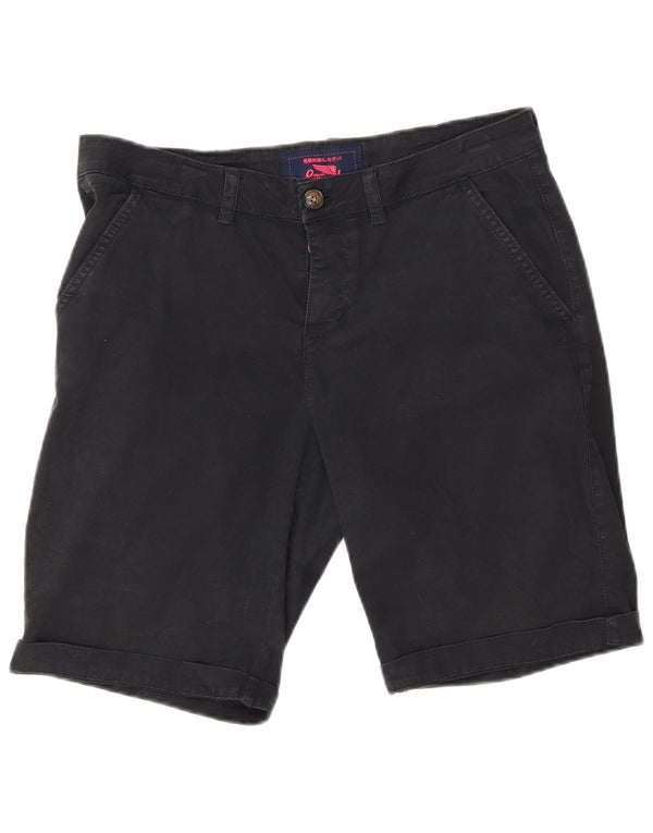 Pantaloncini chino da donna Superdry medi W30 in cotone blu navy