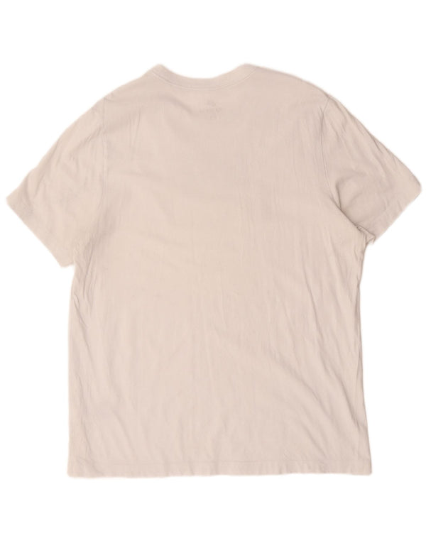 T-shirt grafica da uomo Nike Top XL in cotone bianco