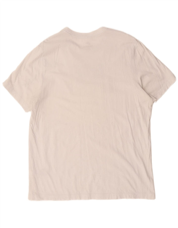 T-shirt grafica da uomo Nike Top XL in cotone bianco