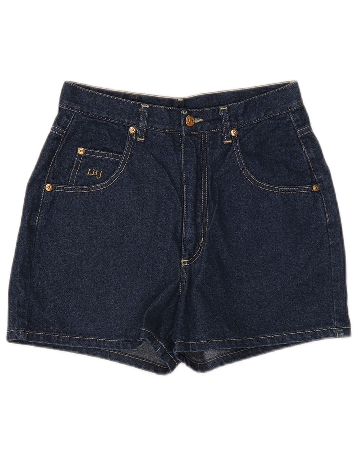 Pantaloncini di jeans da donna Laura Biagiotti W30 cotone blu navy medio
