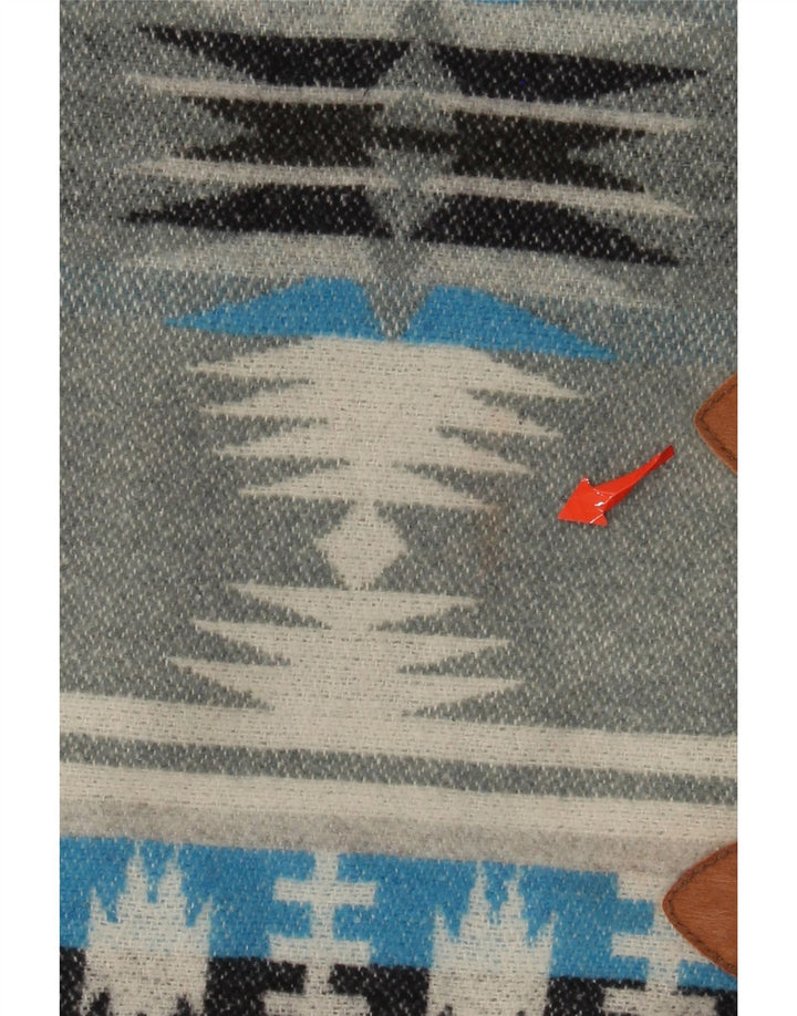 Gilet vintage da uomo XL grigio Fair Isle