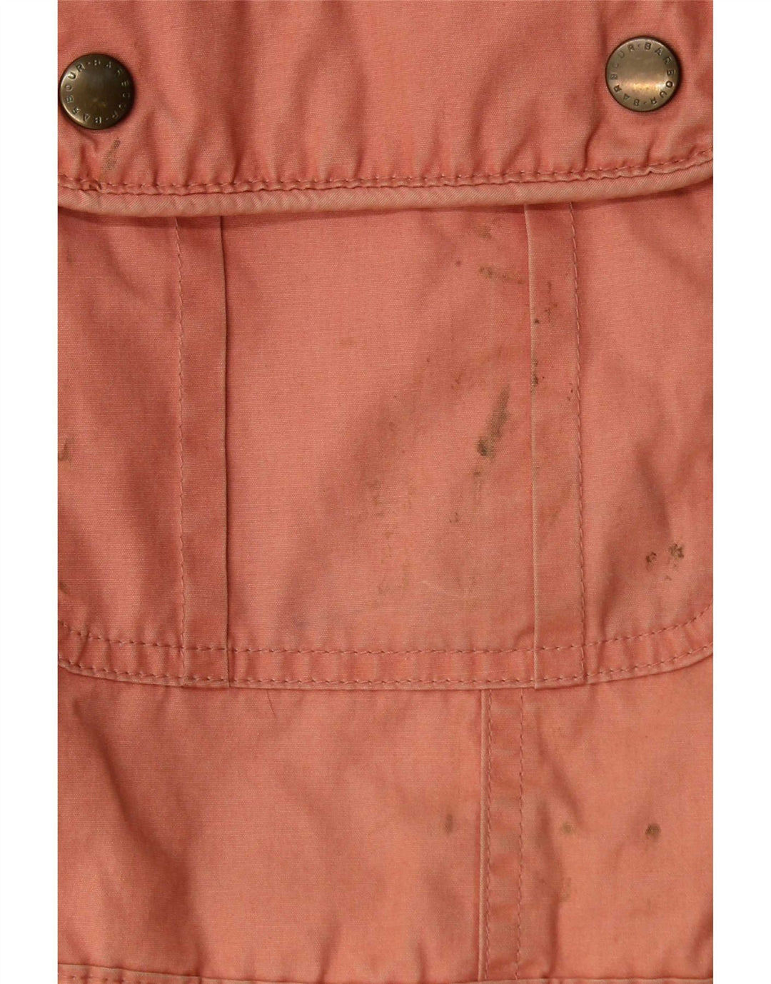 Giacca da donna in cotone cerato Barbour UK 12 rosa medio