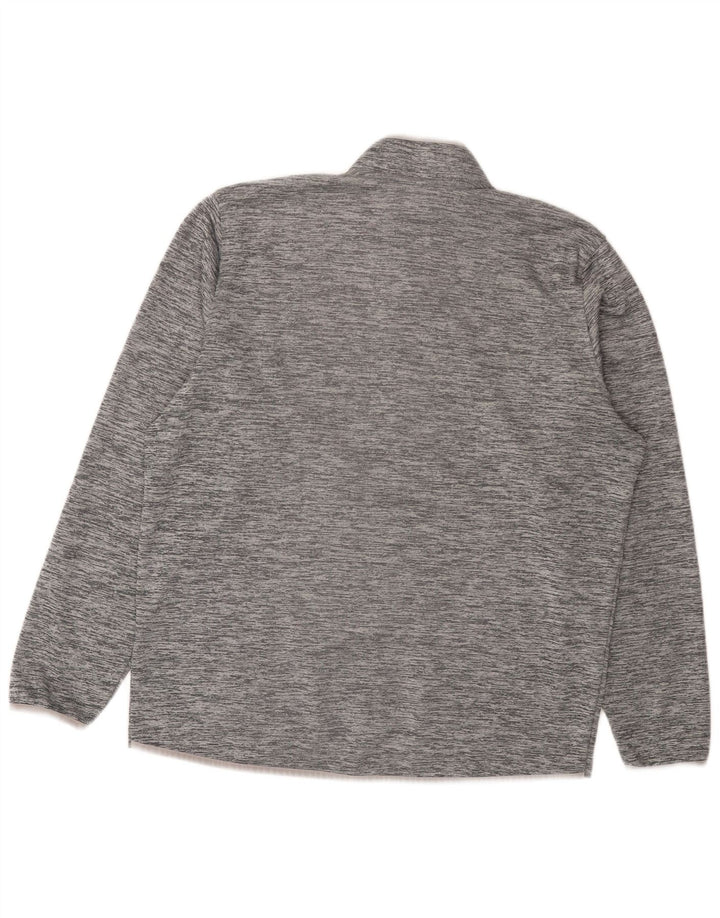 Under Armour Uomo Cold Gear Pullover Tuta da ginnastica Top Large Grigio screziato