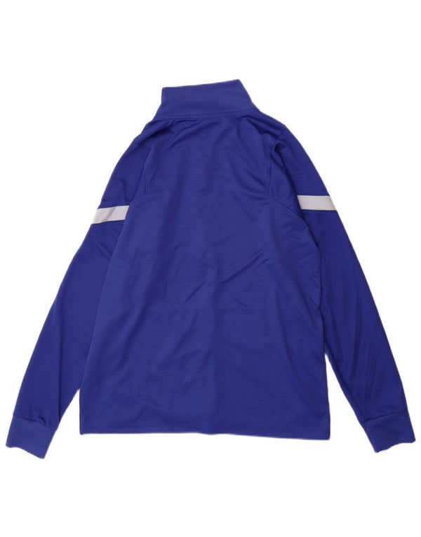 Giacca da tuta da uomo Nike Chelsea FC, giacca in poliestere color block blu medio