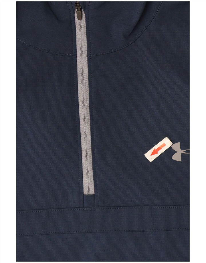Giacca da ginnastica da uomo Under Armour, grande, in poliestere blu navy
