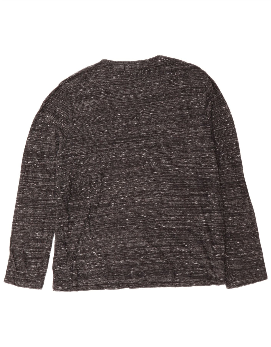 Top da uomo a manica lunga SUPERDRY 3XL cotone chiazzato grigio