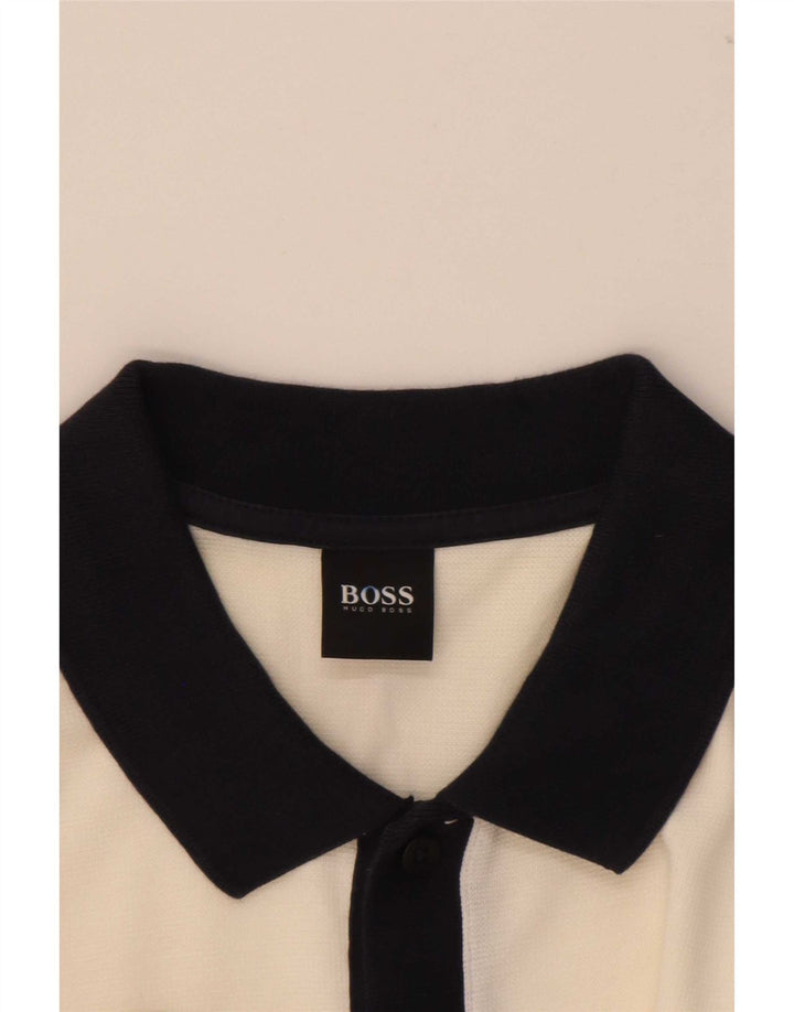 Polo da uomo Hugo Boss Small White Colourblock