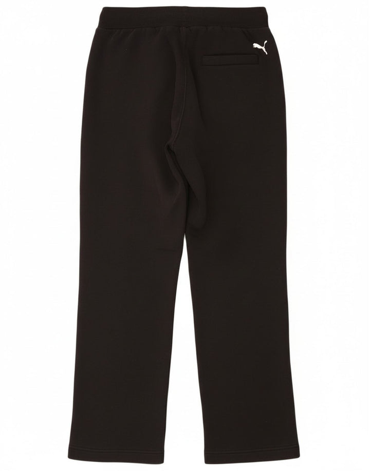Pantaloni da tuta grafica da uomo Puma in cotone nero medio