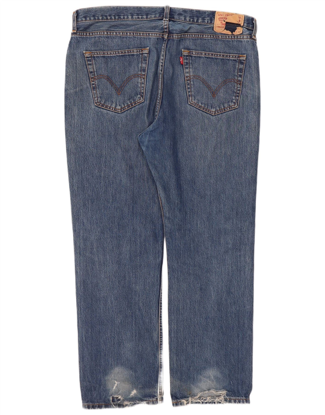 Jeans dritti da donna Levi's W40 L30 cotone blu