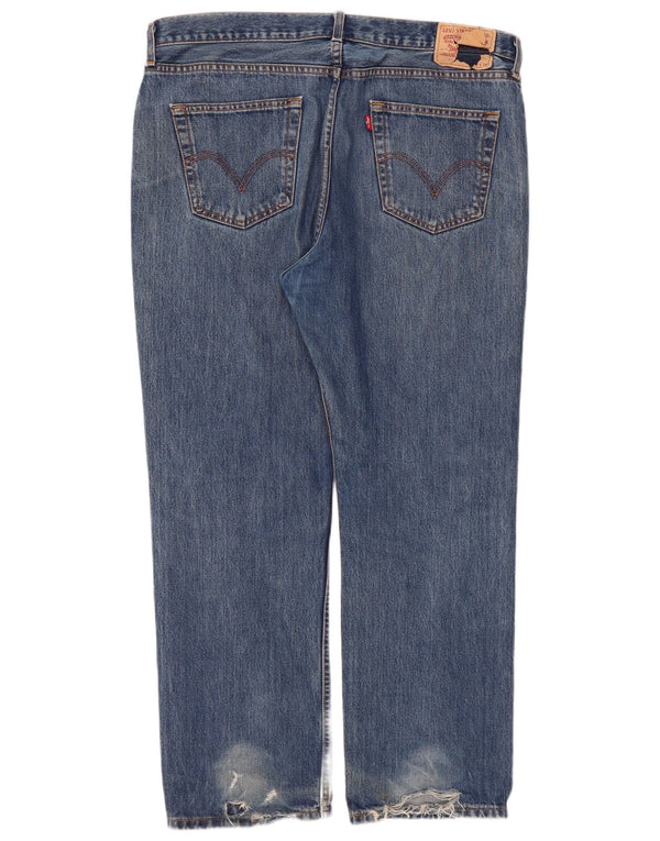 Jeans dritti da donna Levi's W40 L30 cotone blu
