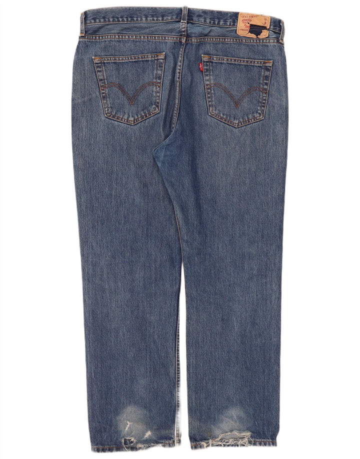 Jeans dritti da donna Levi's W40 L30 cotone blu