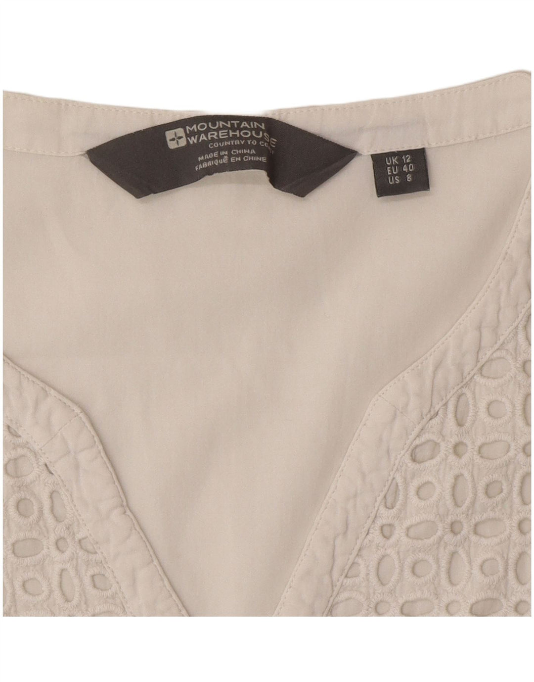Camicetta da donna Mountain Warehouse Top UK 12 Medium White