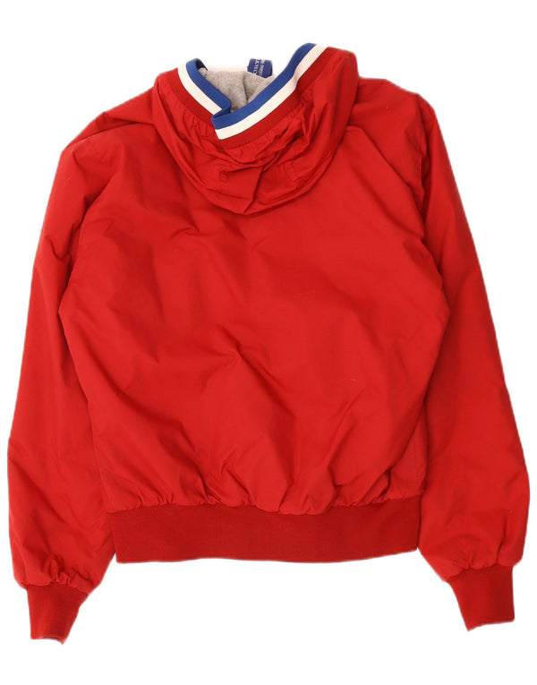 Giubbotto bomber con cappuccio da uomo North Sails UK 36 piccolo poliestere rosso