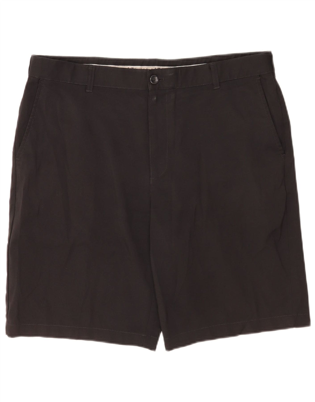 Pantaloncini chino da uomo Izod W36 grandi in poliestere nero