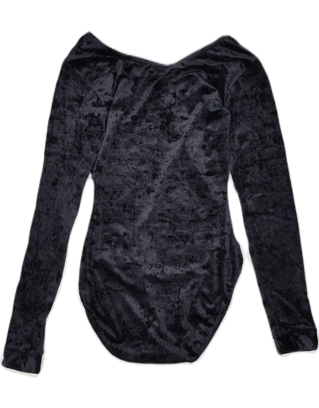 VINTAGE Womens Bodysuit UK 8 Small Black Nylon | Vintage | Thrift | Second-Hand | Used Clothing | Messina Hembry 