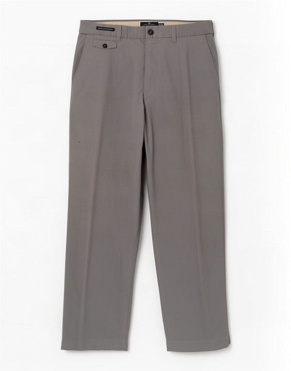 Pantaloni chino dritti Marks & Spencer da uomo blu Harbour W32 L29 cotone