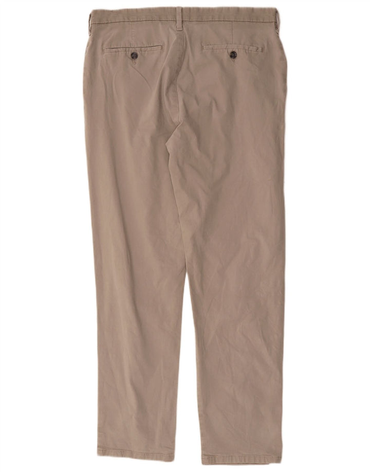 Pantaloni chino slim da uomo Marks & Spencer W34 L31 cotone grigio