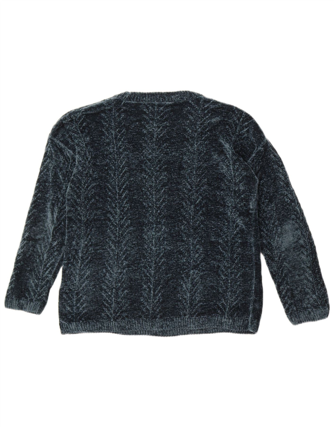 Maglione maglione girocollo da donna Orvis UK 14 Poliestere verde medio