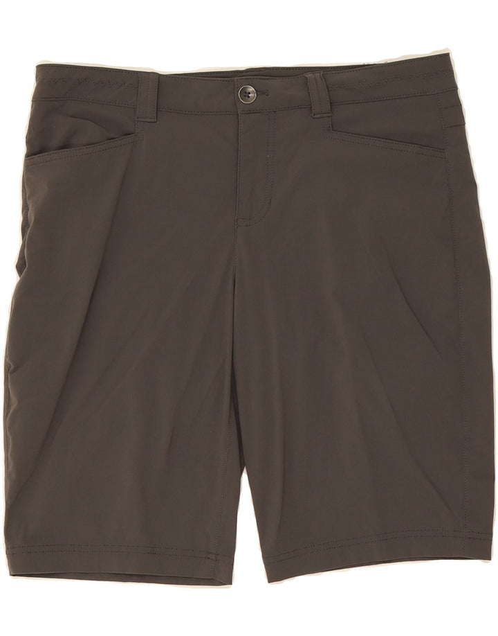 EDDIE BAUER Womens Casual Shorts US 10 Large W34  Grey Nylon Vintage Eddie Bauer and Second-Hand Eddie Bauer from Messina Hembry 
