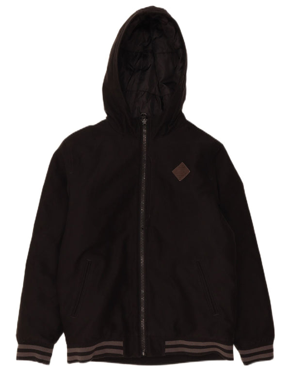 Giacca imbottita con cappuccio da uomo Vans UK 40 grande nera